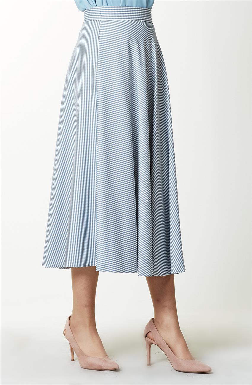 Skirt-Navy Blue 4250-17