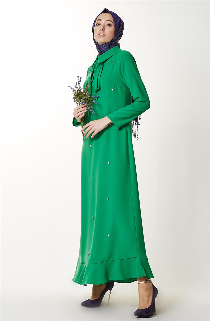 Yeşil Elbise MR2737-21