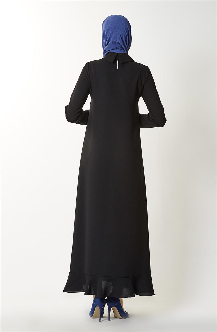 Siyah Elbise LR2542-01