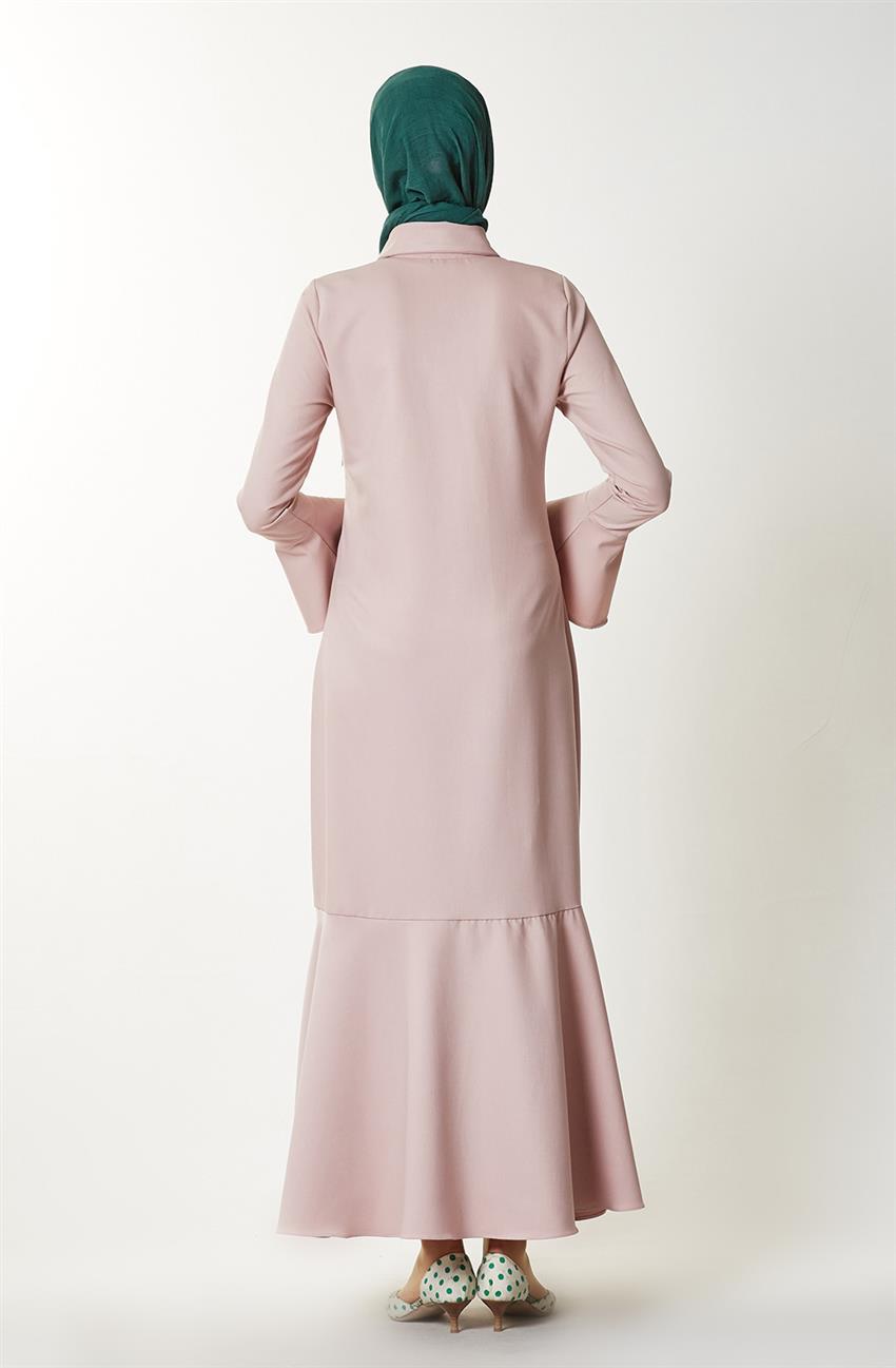 فستان-لون البودرة ar-5092-41