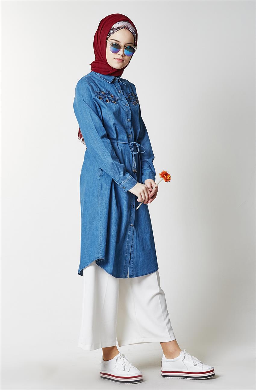 Jeans Tunic-Ice Blue 290-14