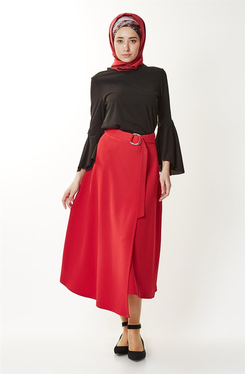Skirt-Red 18YET161731-34