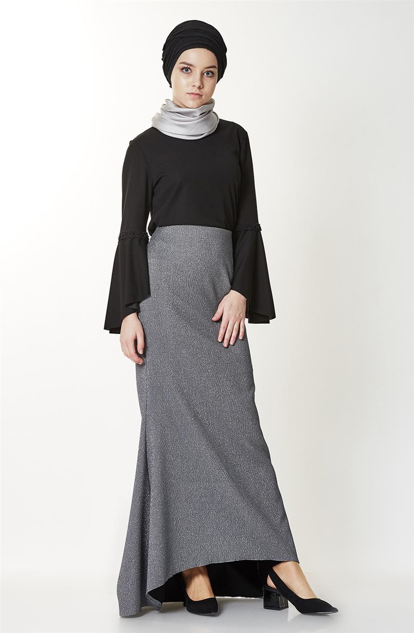 Skirt-Gray MS851-04