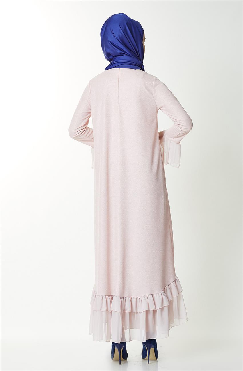 فستان-لون البودرة ar-2340-41