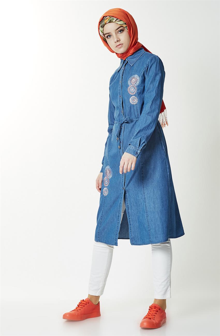 Jeans Tunic-Ice Blue 288-14