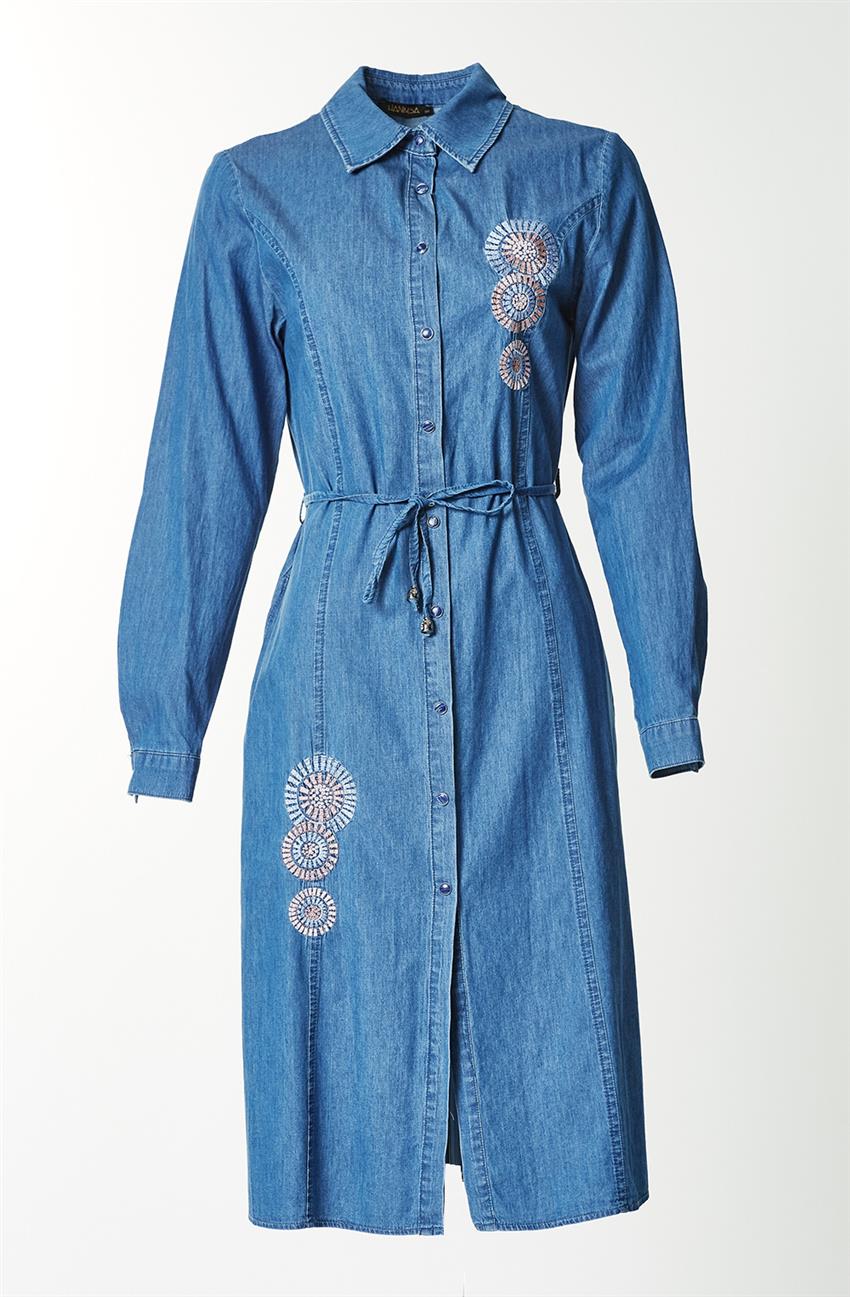Jeans Tunic-Ice Blue 288-14