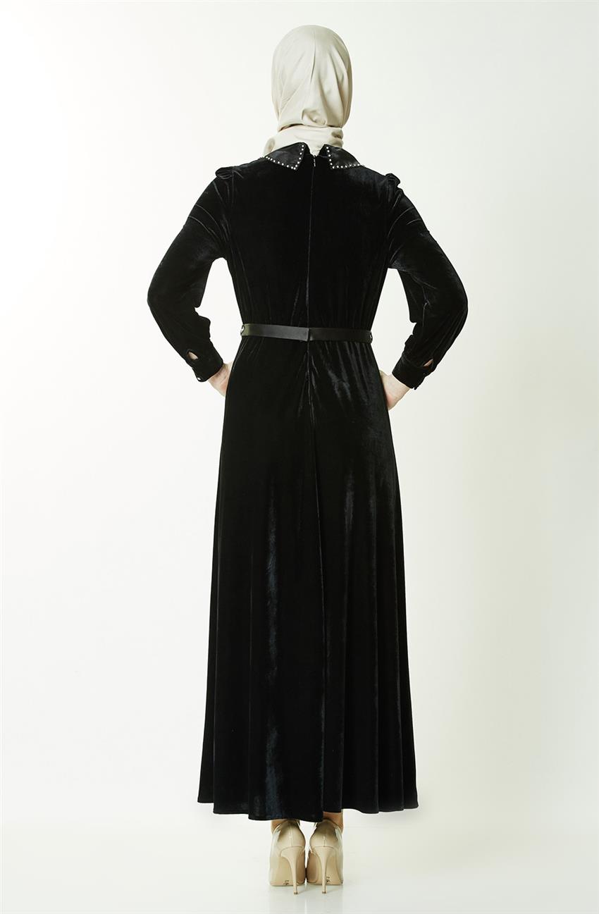 Abiye Siyah Elbise KA-A7-23048-12