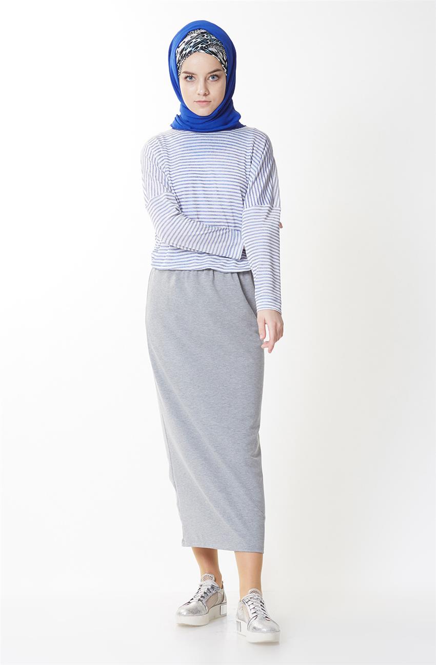 Skirt-Gray EK4004-04