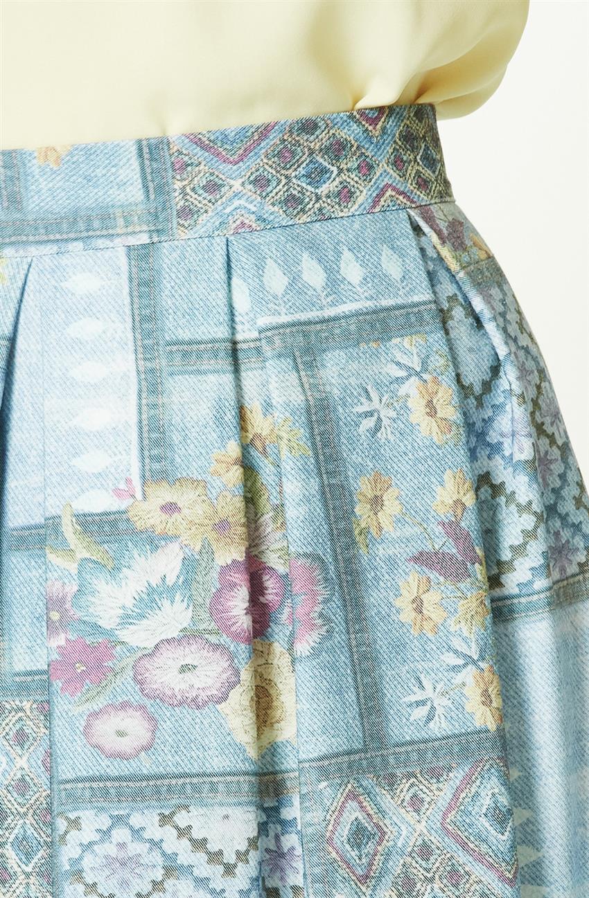 Skirt-Blue 4151-1-70
