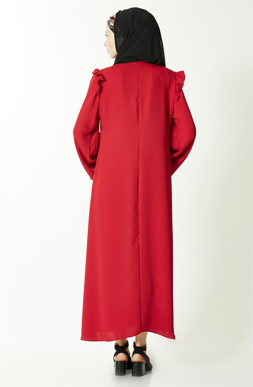 Kırmızı Elbise 2795-34