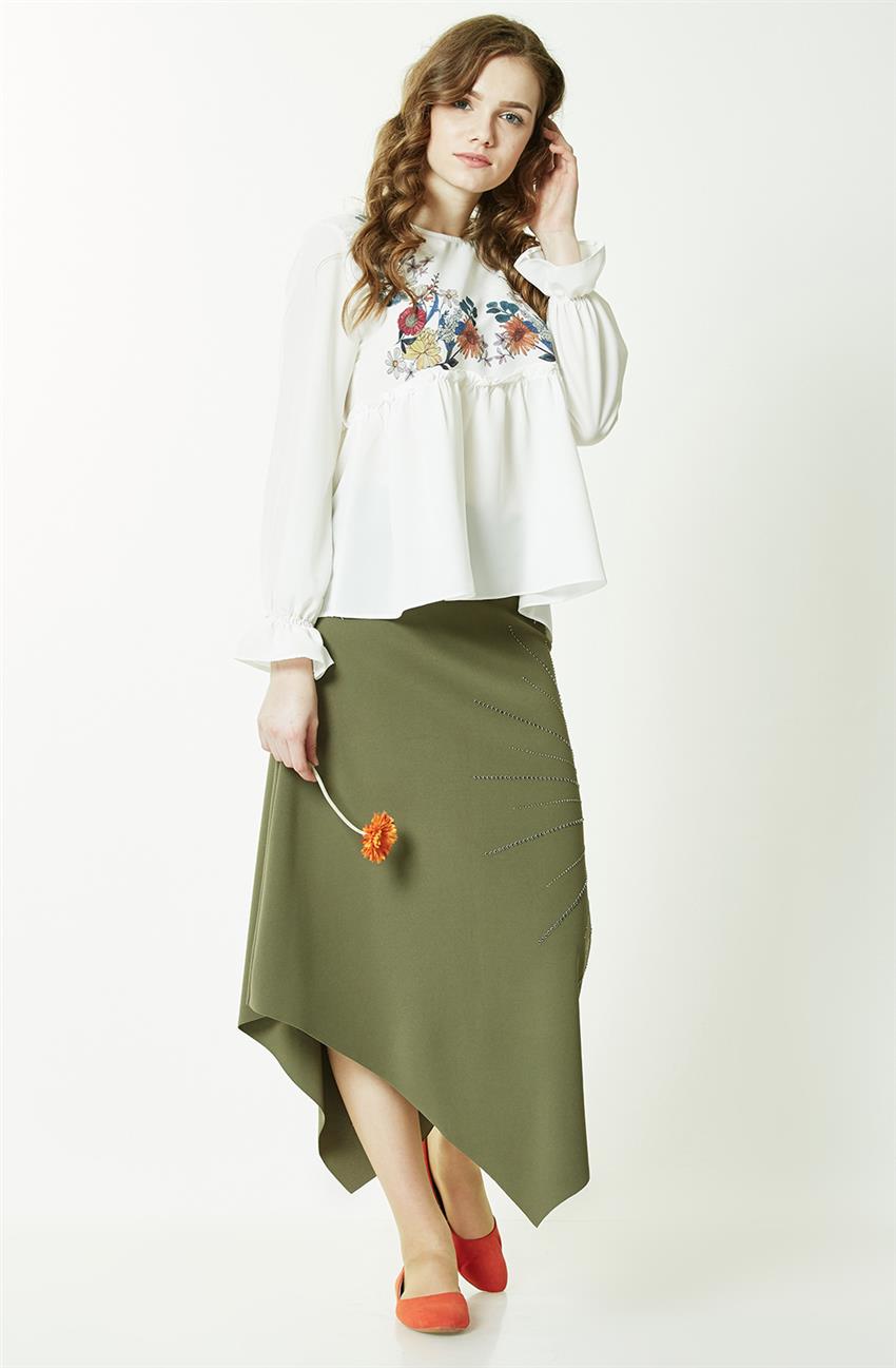 Skirt-Khaki 18YET165201-27