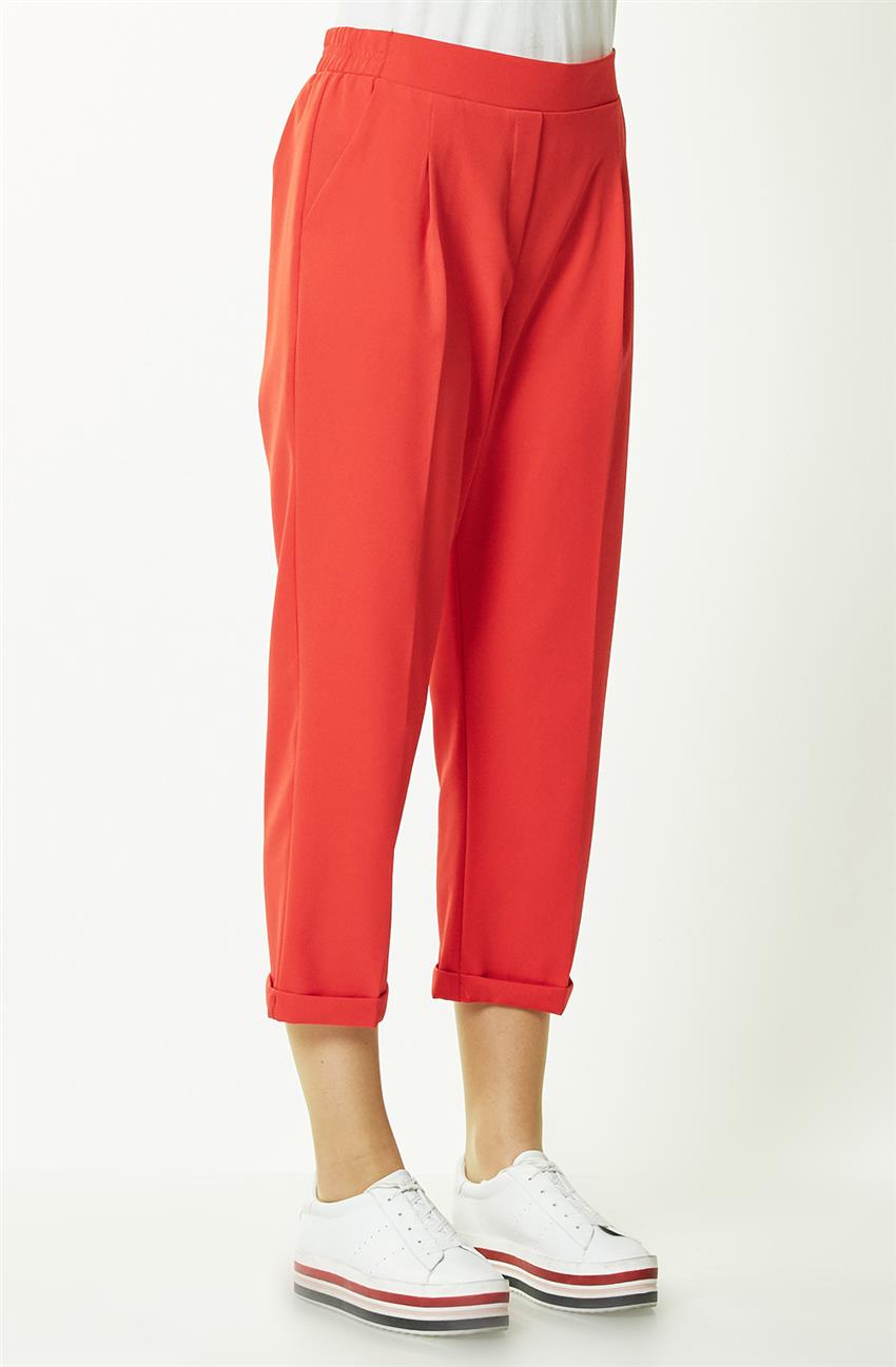 Pants-Red MS855-34