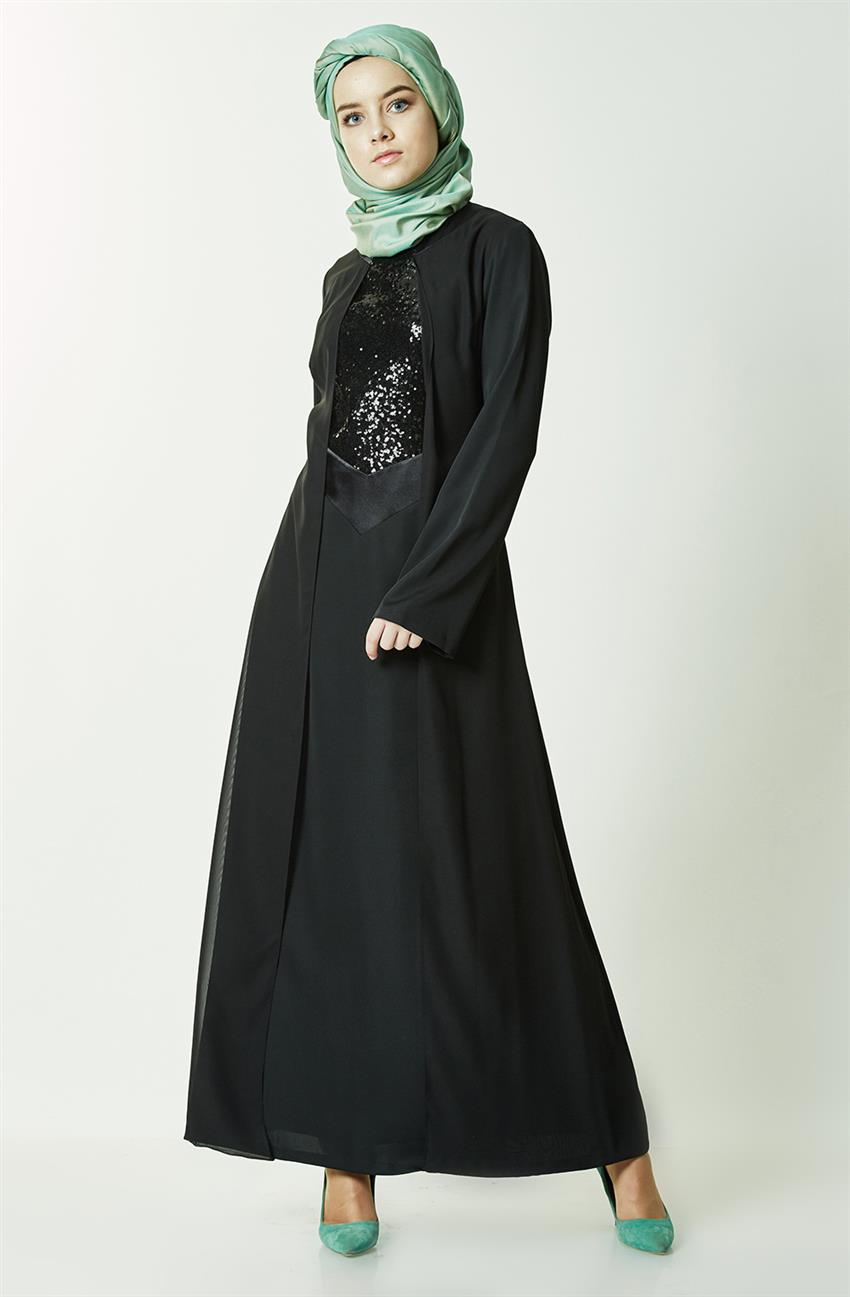 Evening Dress-Black 7Y9396-01
