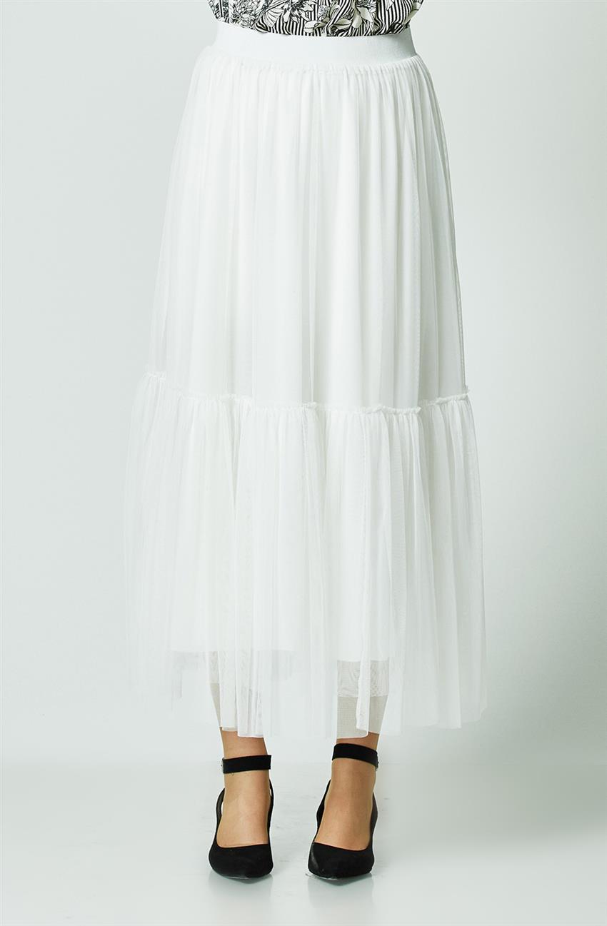 Skirt-White MR4051-02
