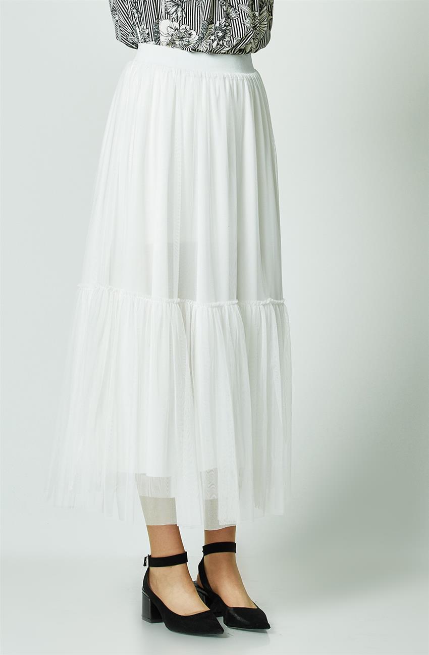 Skirt-White MR4051-02