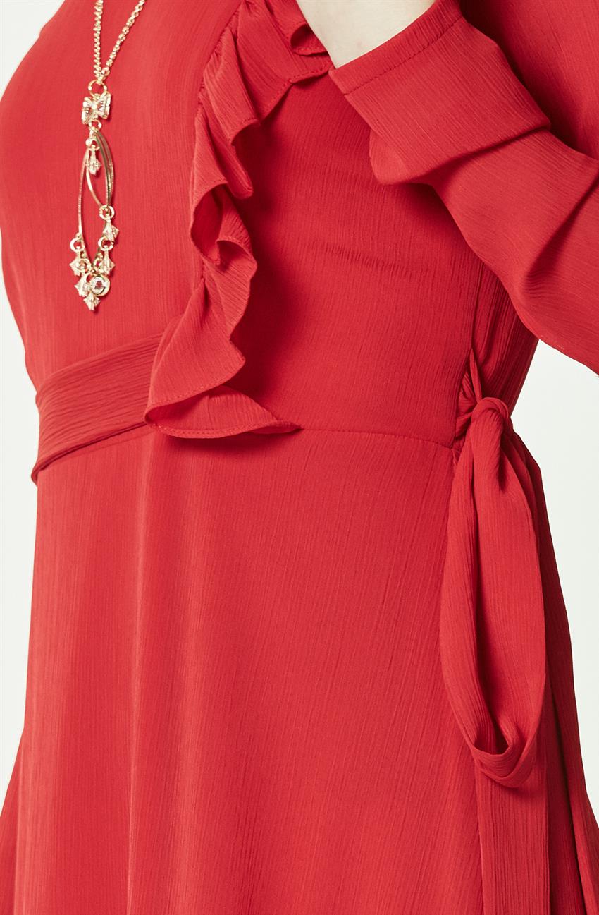 Kırmızı Elbise PN2585-34