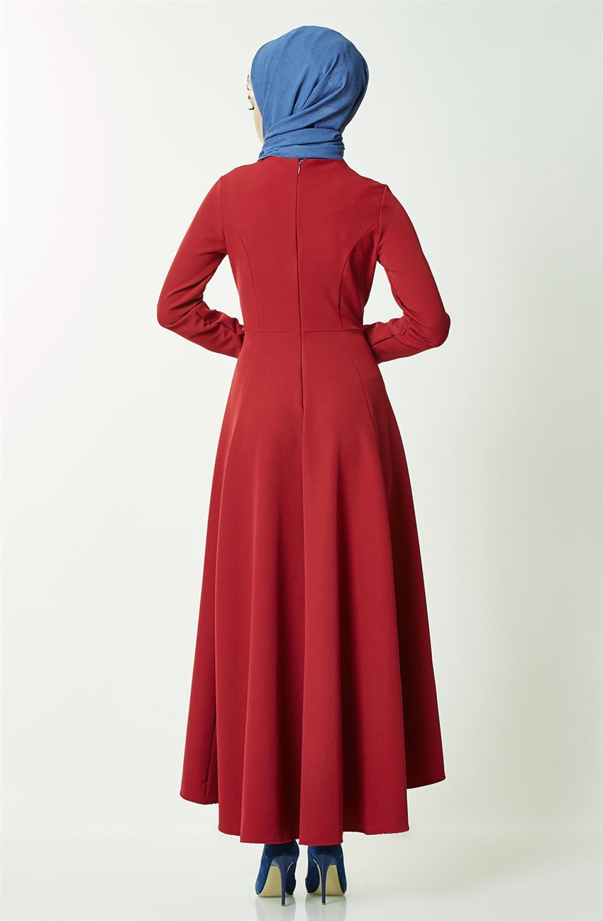 Kırmızı Elbise BL7289-34