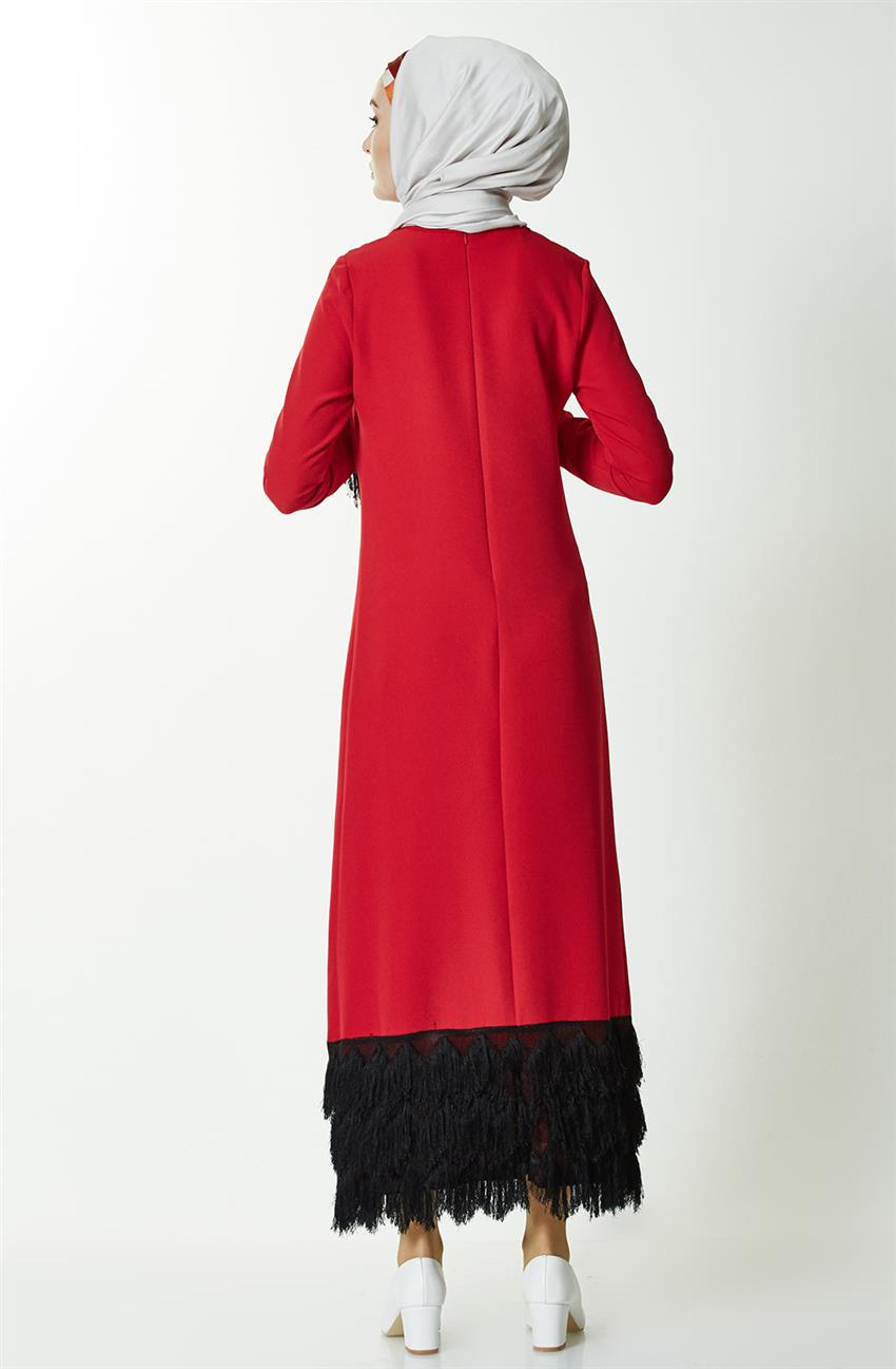 Kırmızı Elbise PN2561-34
