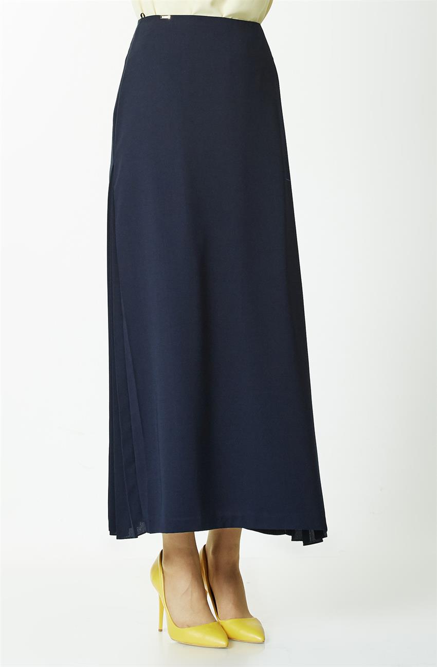 Skirt-Navy Blue 7Y1320-17