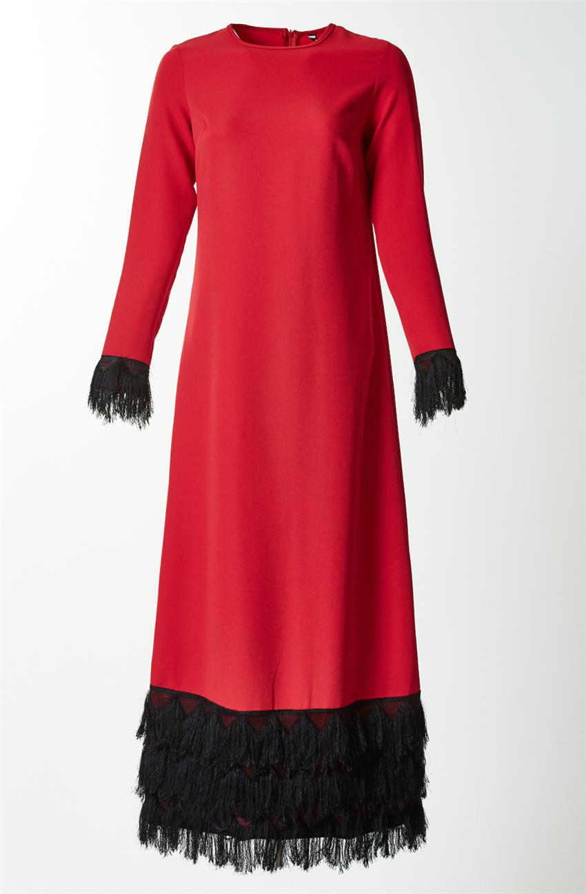 Kırmızı Elbise PN2561-34
