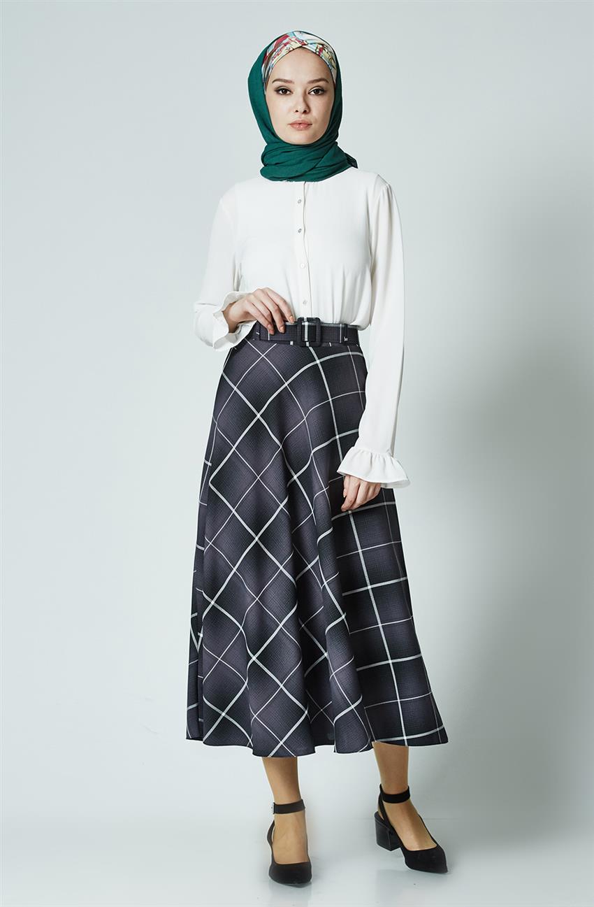 Skirt-Gray MS795-04
