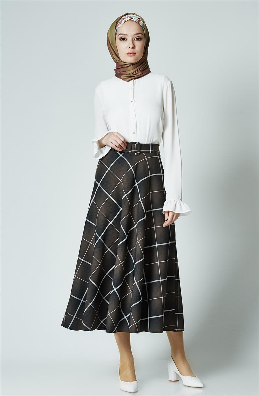 Skirt-Khaki MS795-27