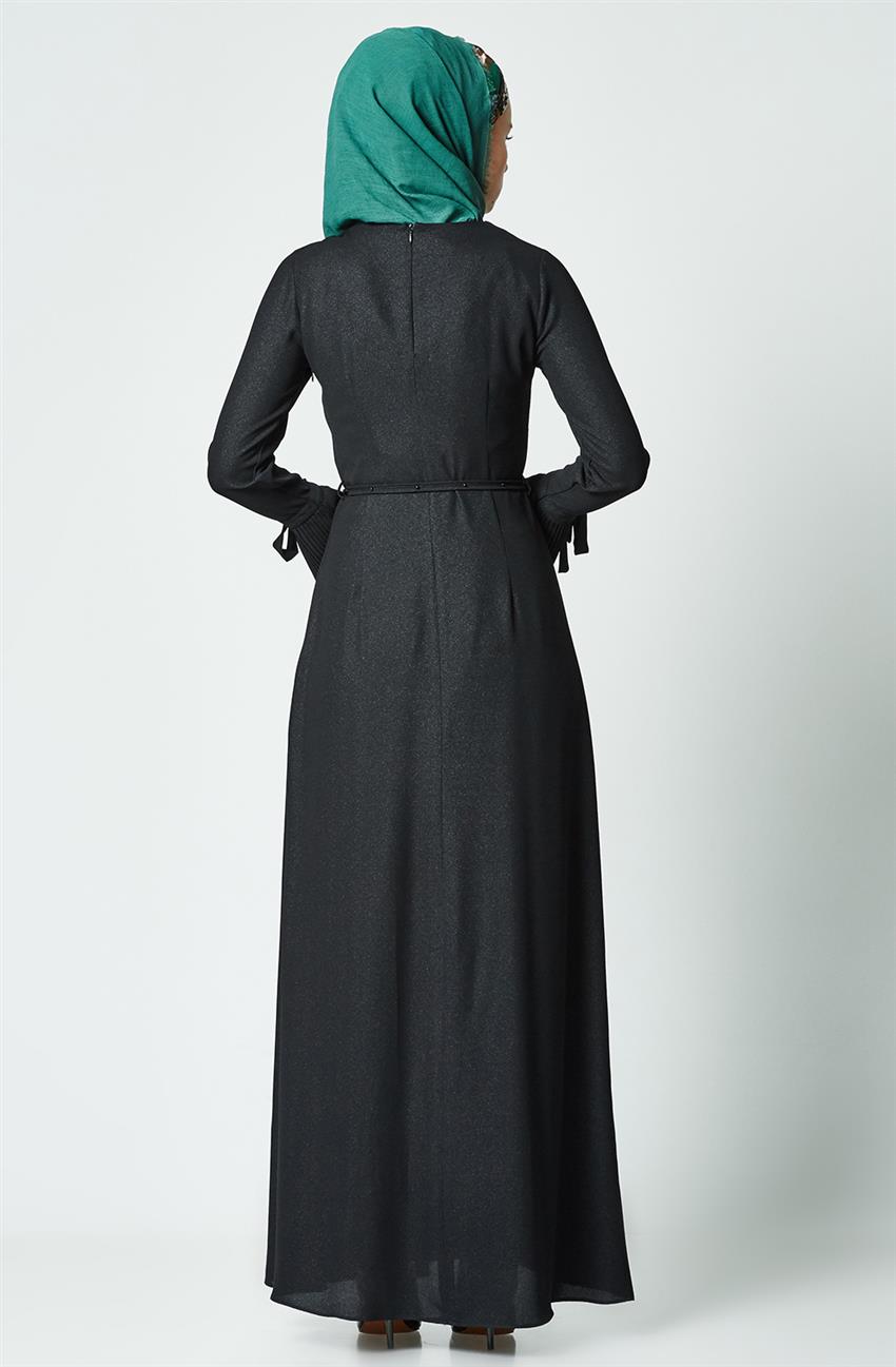Tuğba Siyah Elbise K6751-09
