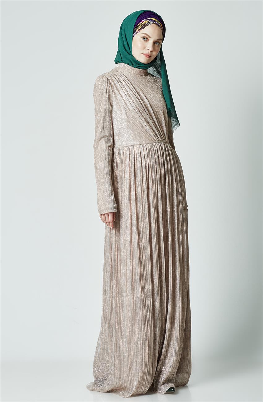 فستان سهرة فستان-ذهبي PN8151-93