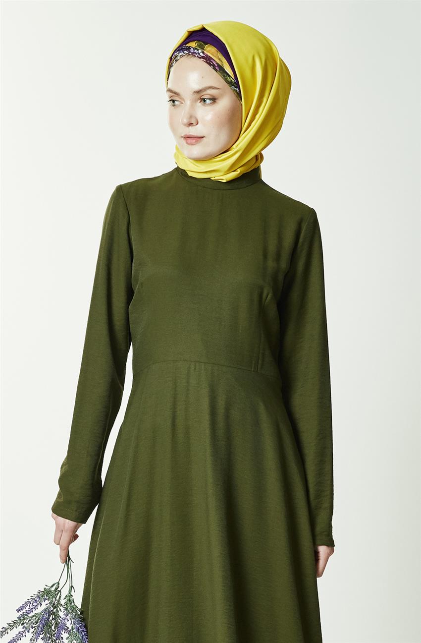 Tuğba فستان-زيتي K5054-24