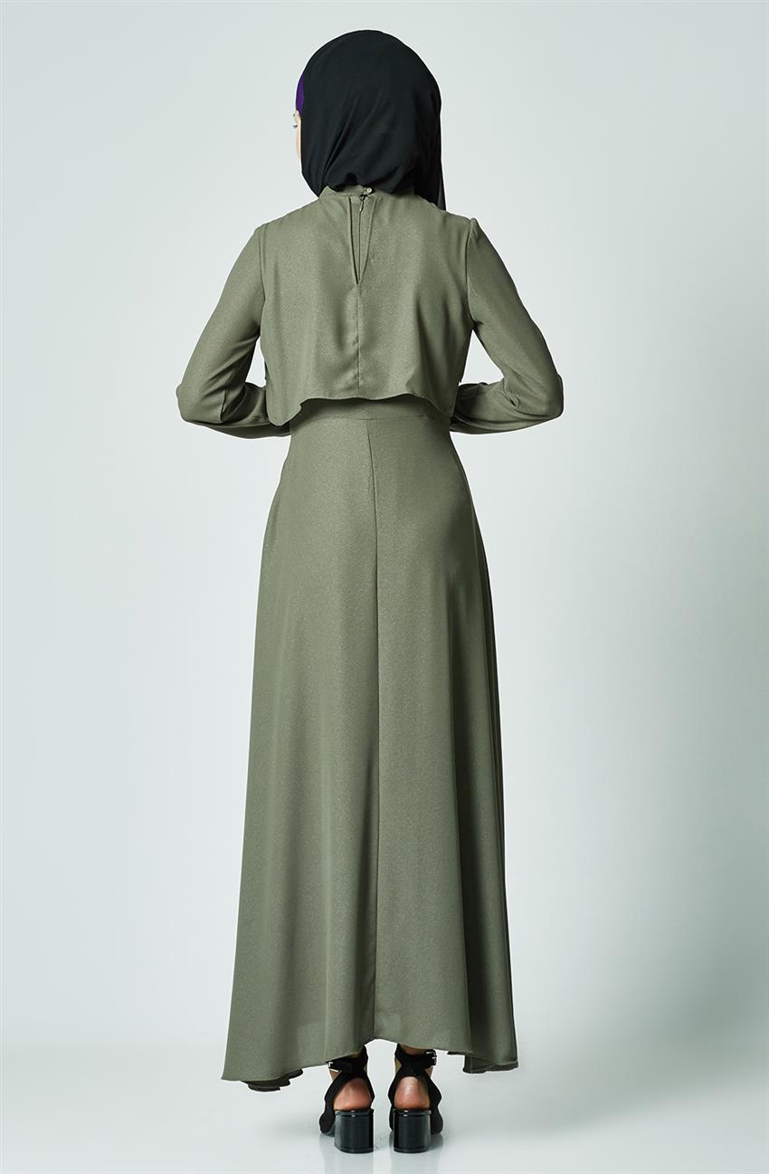 Tuğba فستان-زيتي K5201-24