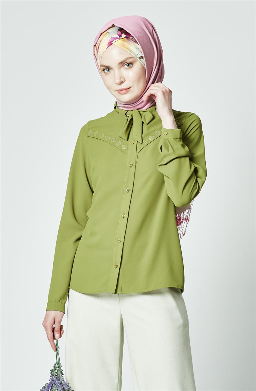 Tuğba Shirt-Green K5224-68
