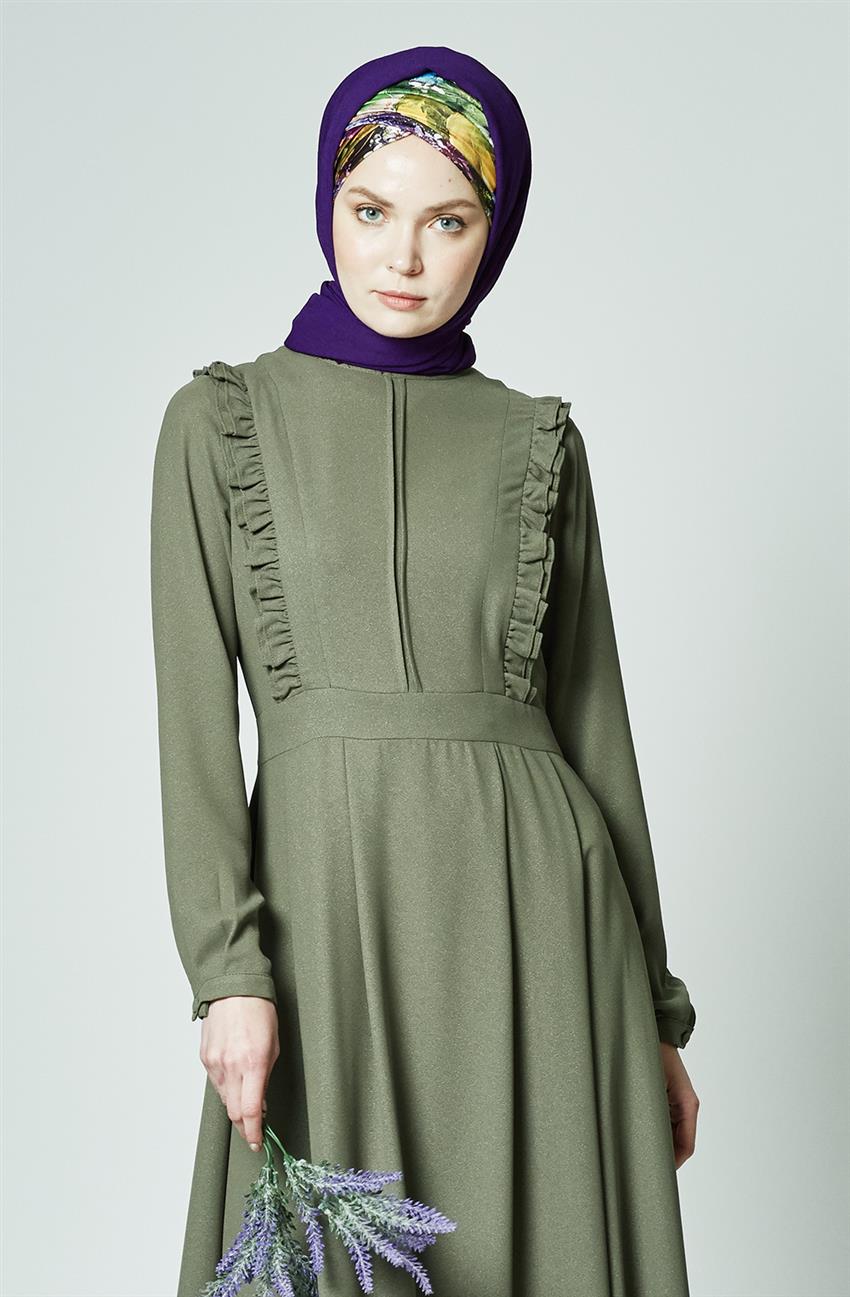 Tuğba فستان-زيتي K7325-24