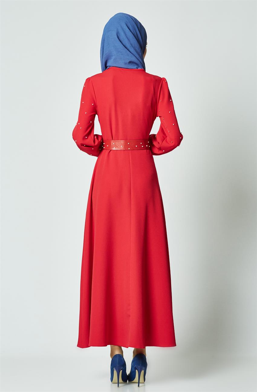 Kırmızı Elbise 2371-34