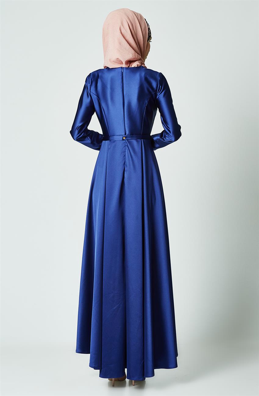 فستان سهرة فستان-أزرق غامق PN8189-47