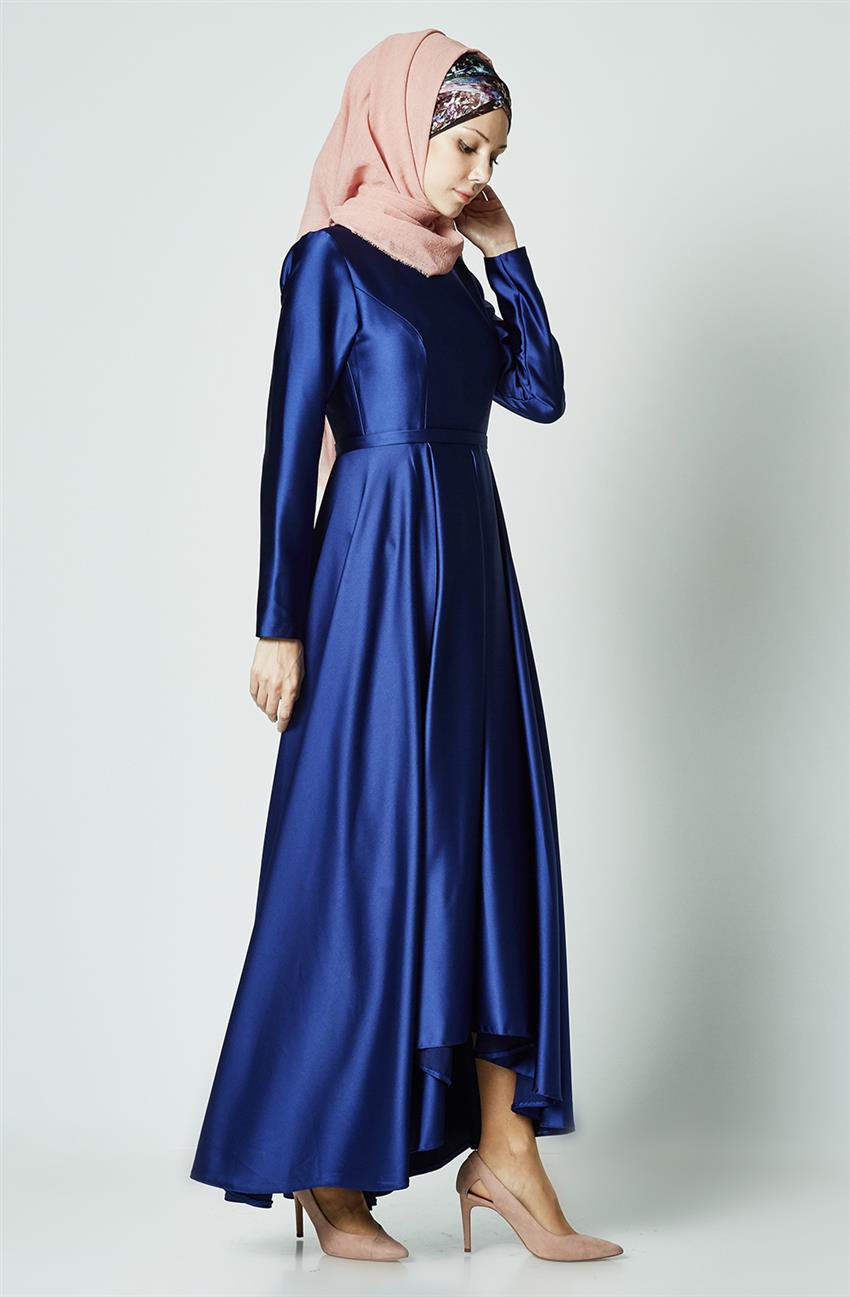 فستان سهرة فستان-أزرق غامق PN8189-47