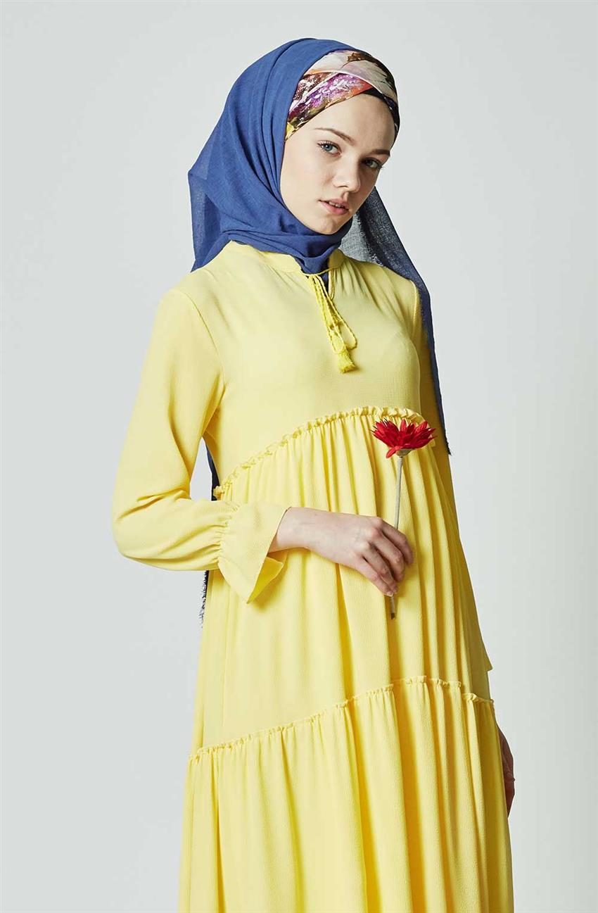 Sarı Elbise 2070-29