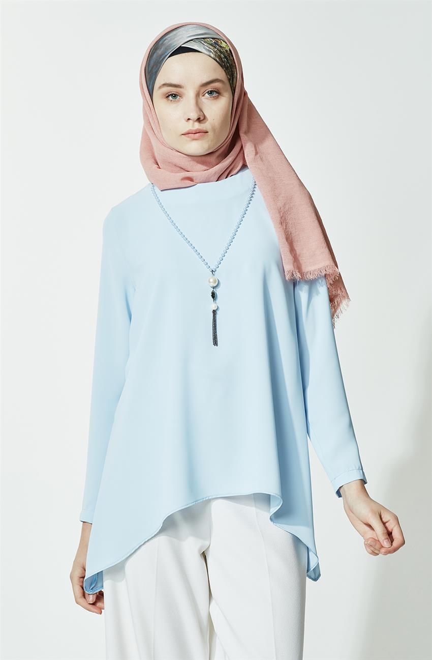 Blouse-Baby Blue 0088-118
