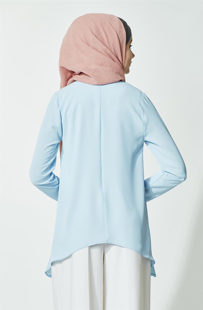 Blouse-Baby Blue 0088-118
