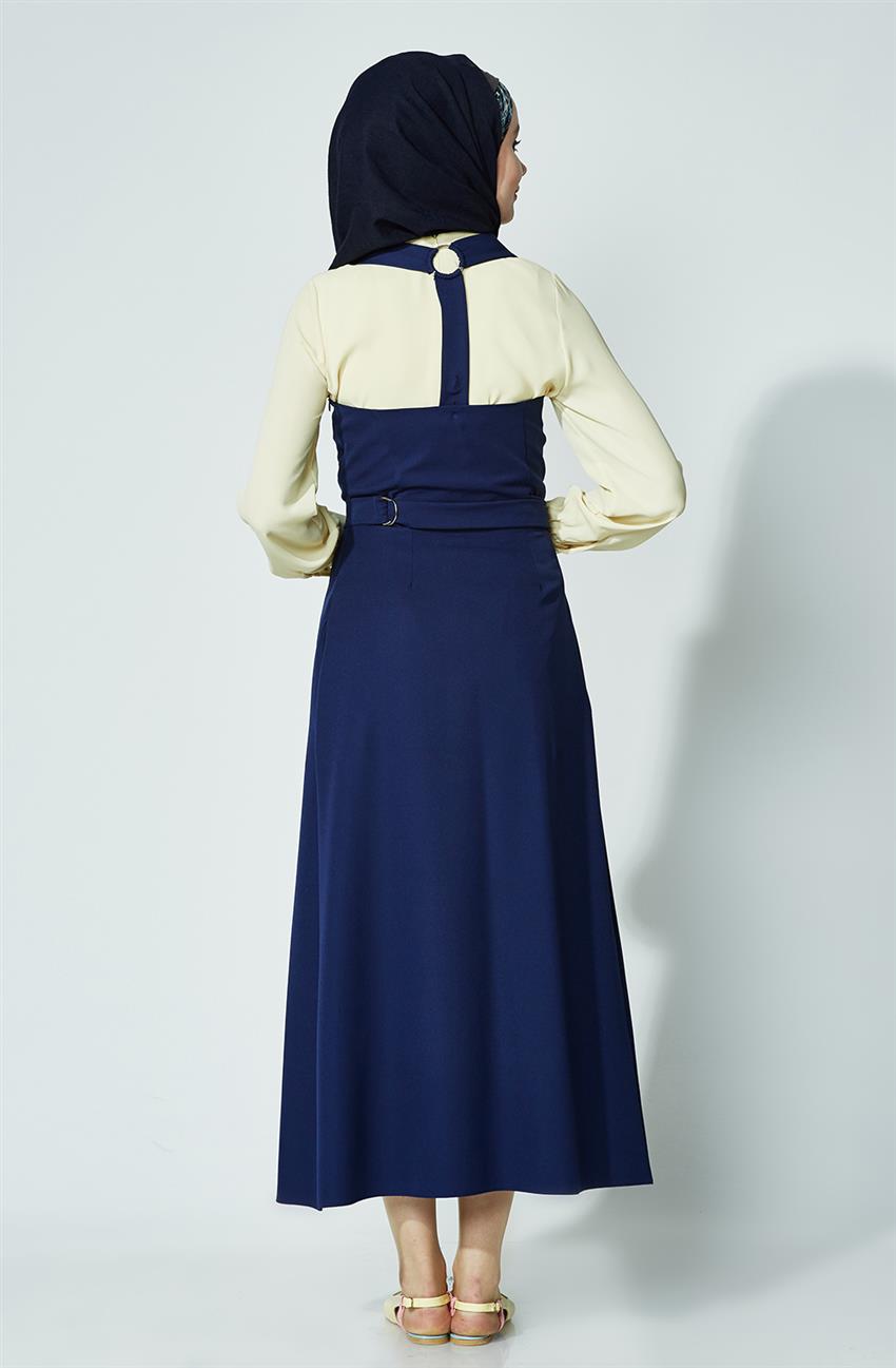 Salopet Dress-Navy Blue 9447-17
