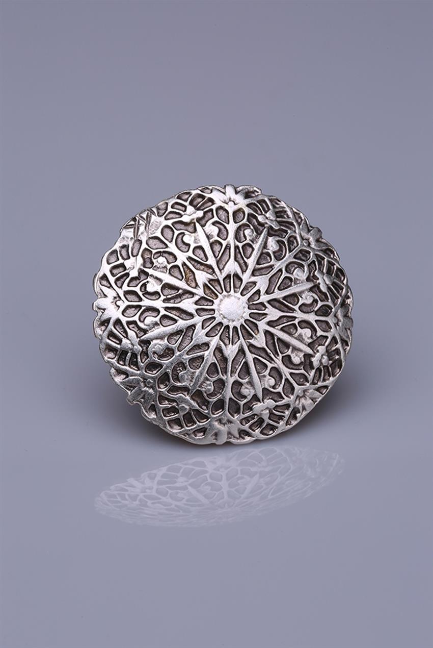 Silver Plated Magnet Brooch 05-0901-00-12