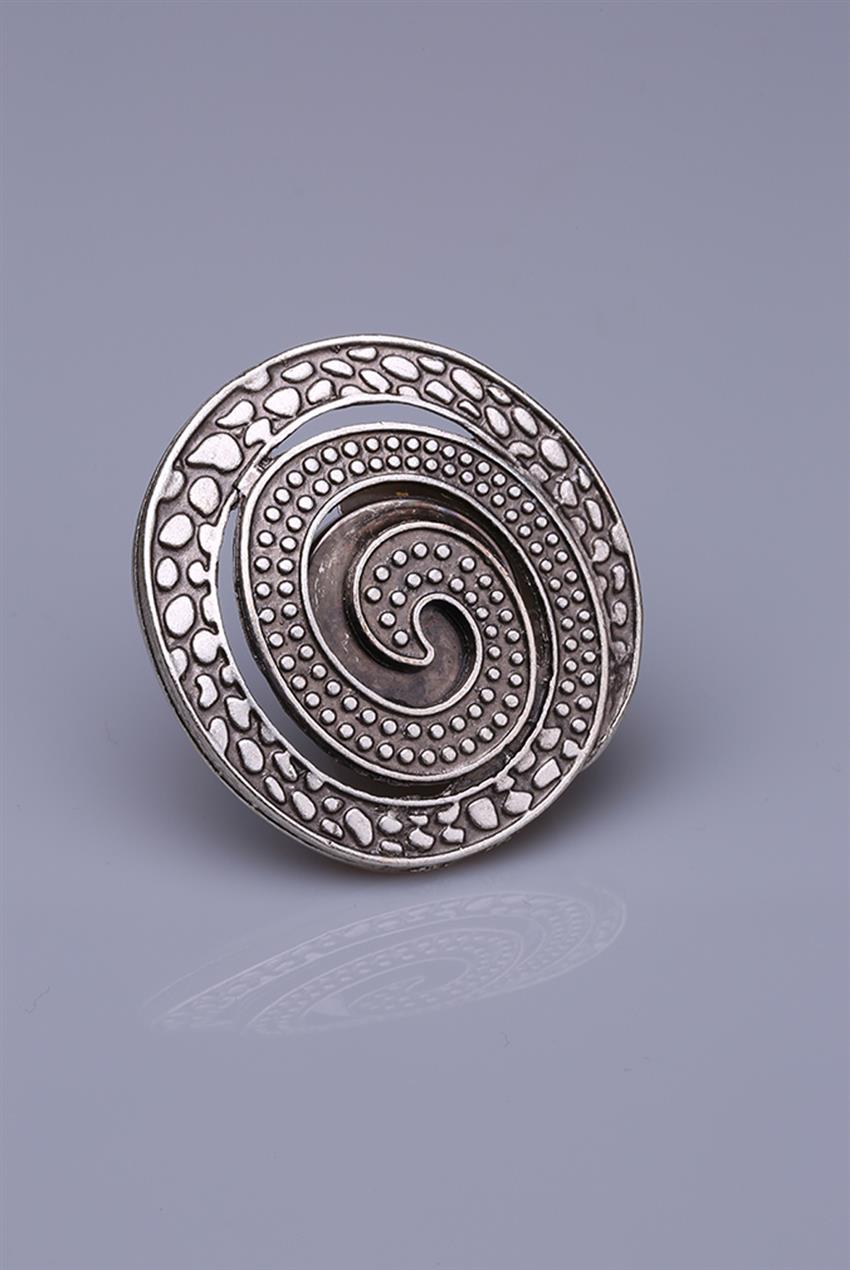 Silver Plated Magnet Brooch 05-0921-00-12