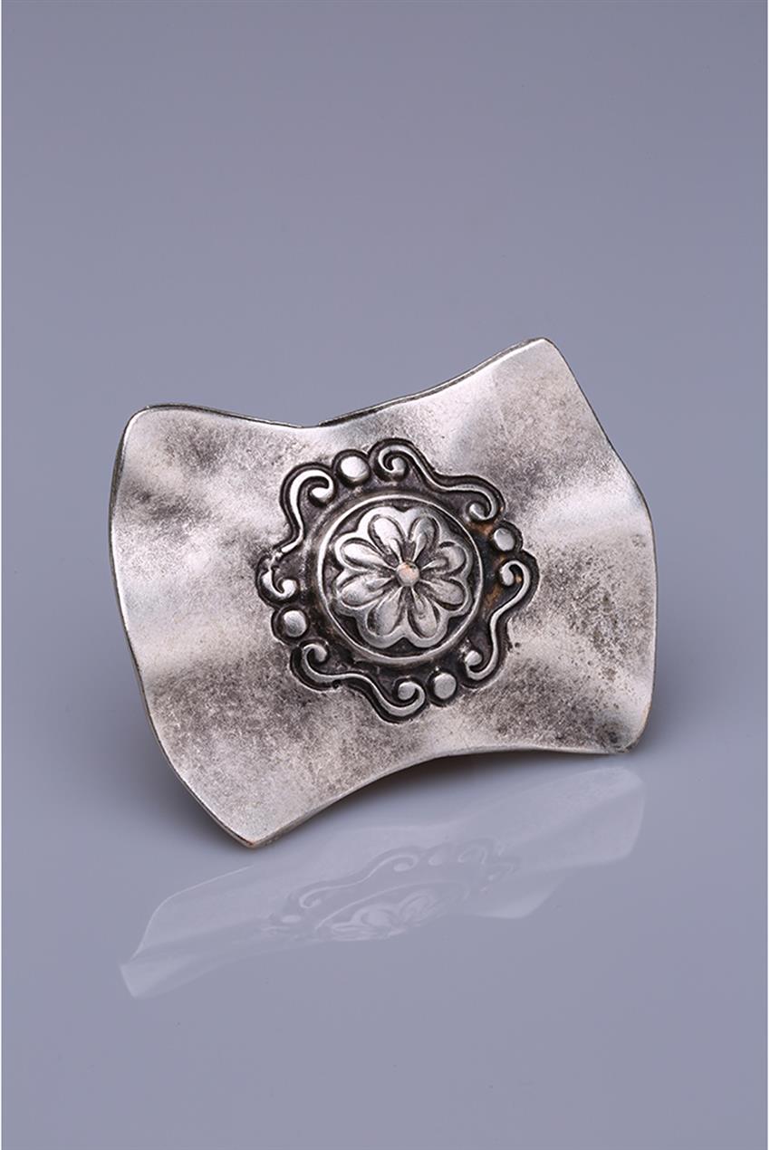 Silver Plated Magnet Brooch 05-0922-00-12