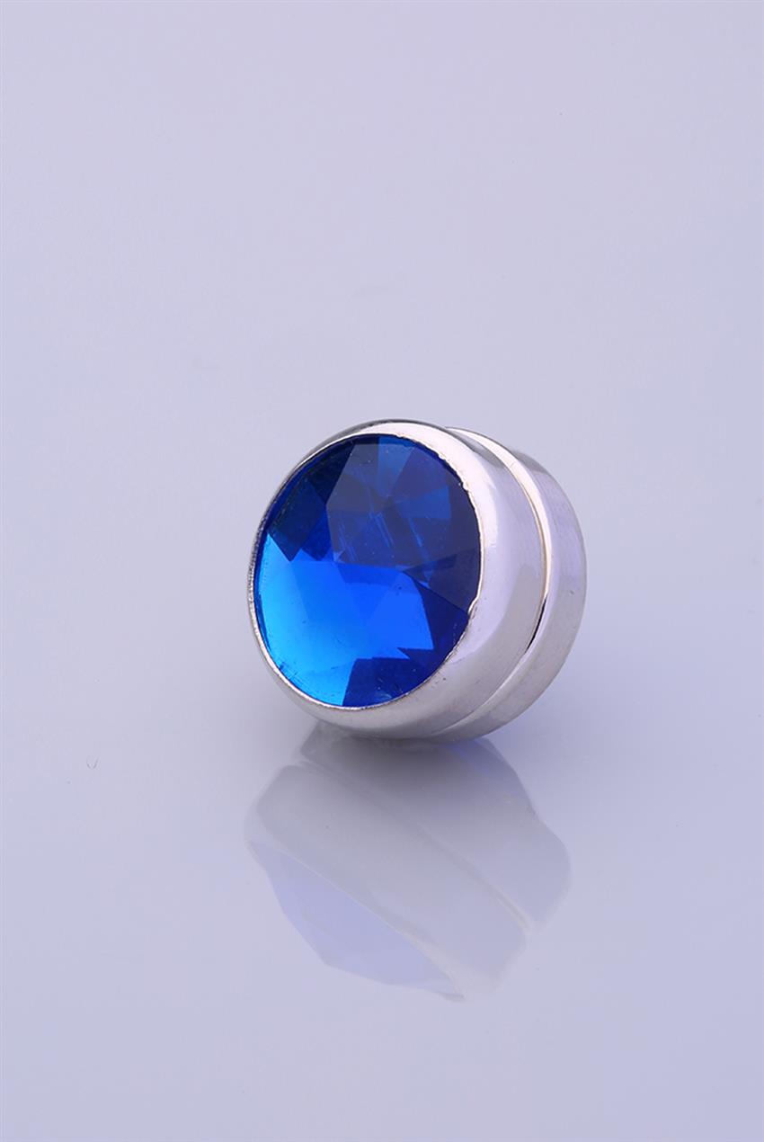 أزرق غامق أزرق مطلية بالفضة إيشارب مغناطيس ar-06-0102-32-10-T