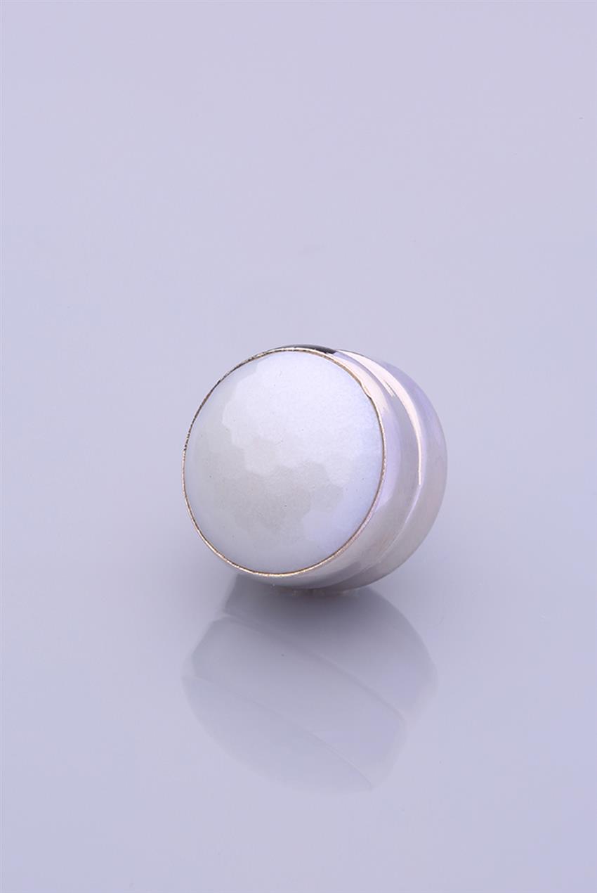 أبيض مطلية بالفضة إيشارب مغناطيس ar-06-0824-39-10-T