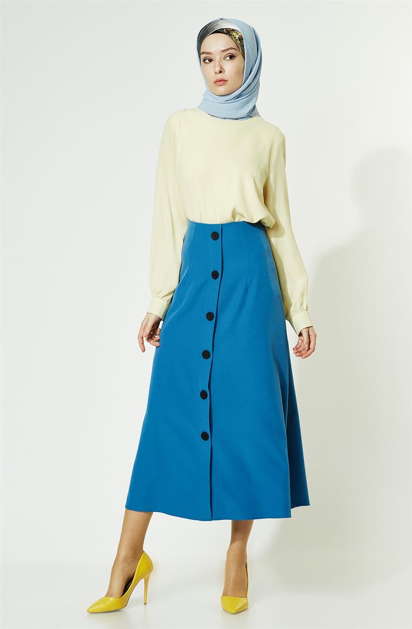 Skirt-Blue BL2637-70