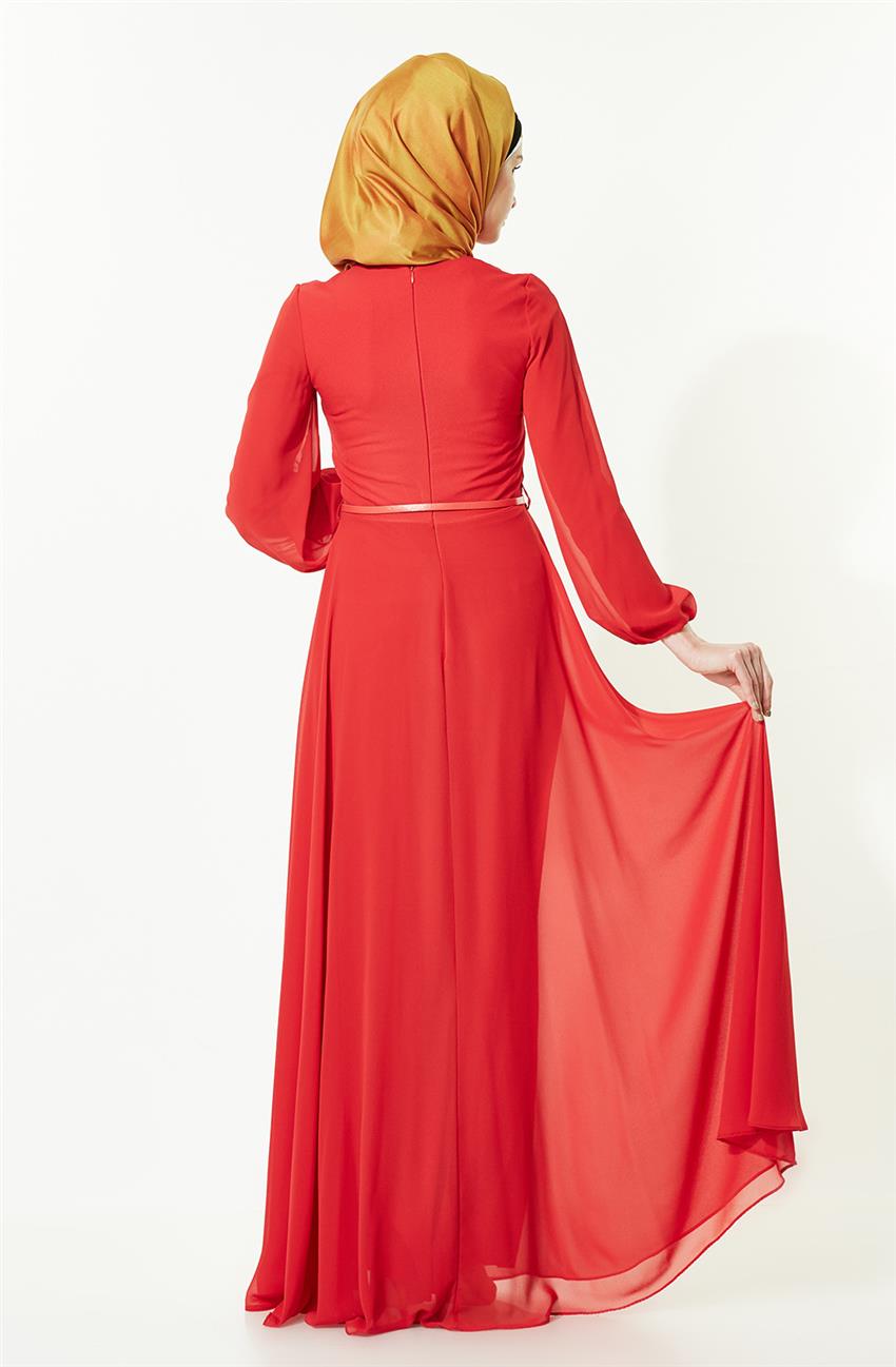 فستان سهرة فستان-أحمر ar-2028-34