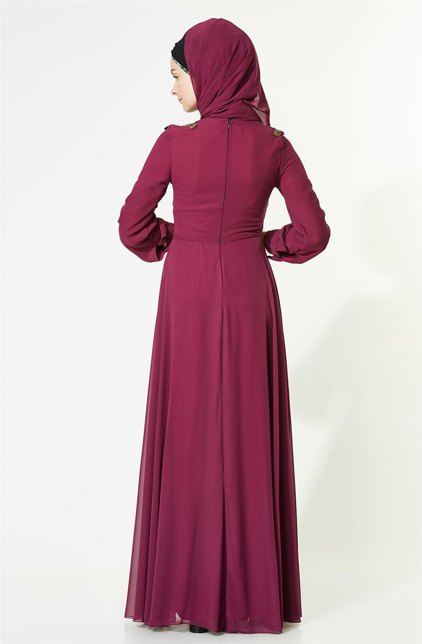 Evening Dress Dress-Purple 3010-45