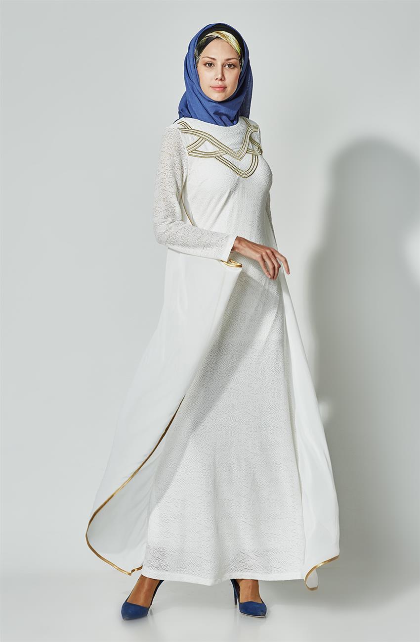 فستان سهرة فستان-أبيض ar-1311-52