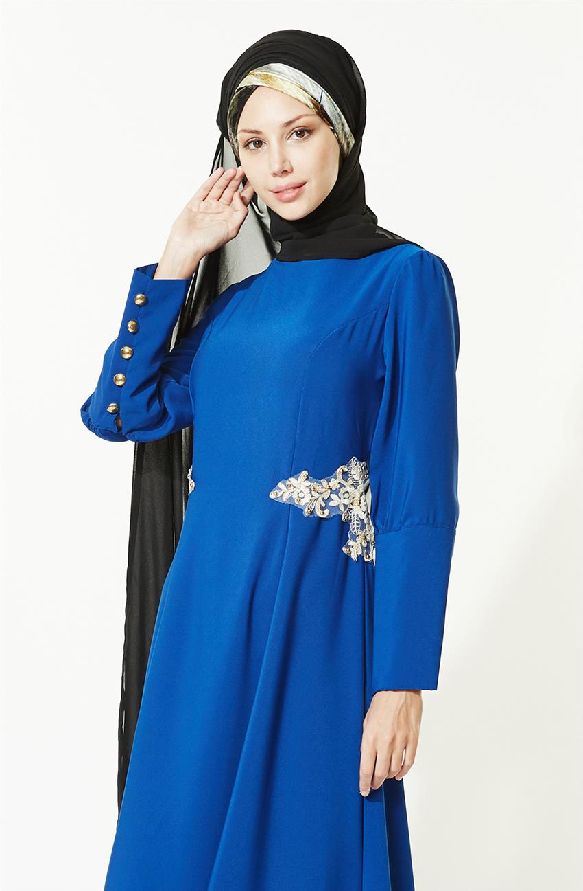 فستان سهرة فستان أزرق غامق ar-9013-47