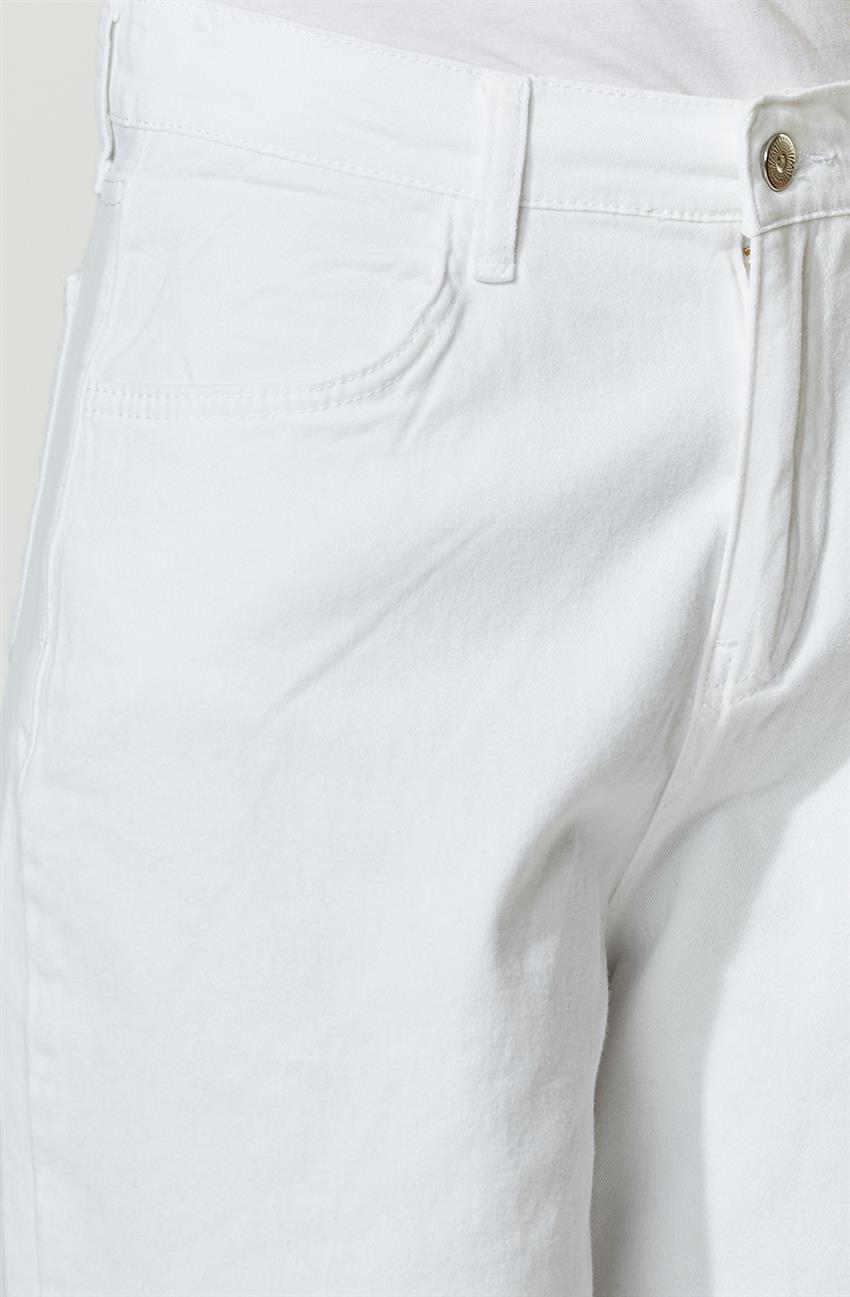 أبيض-لون جينز MR6002-02